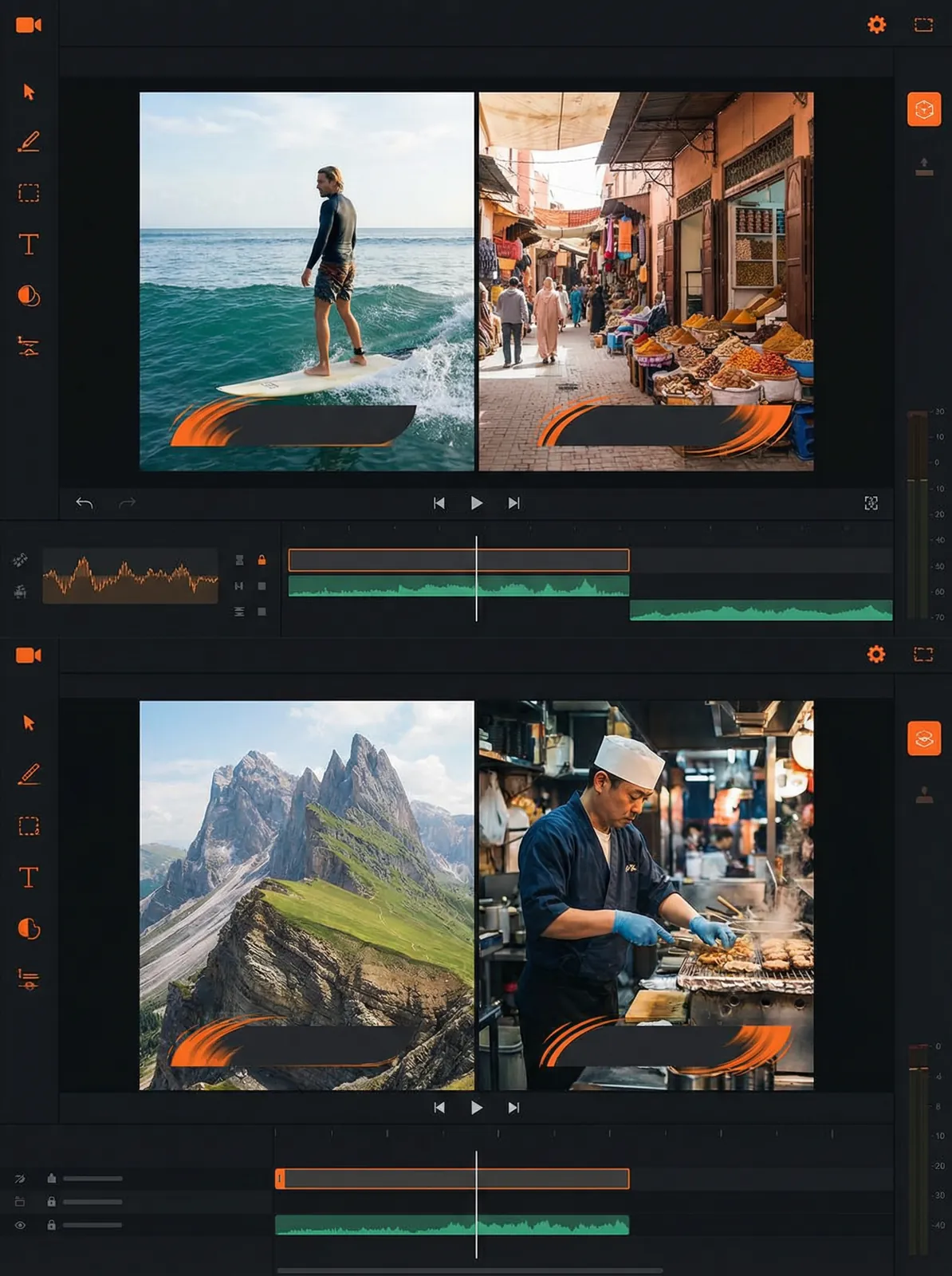 新英体育app Vlog开场模板设计